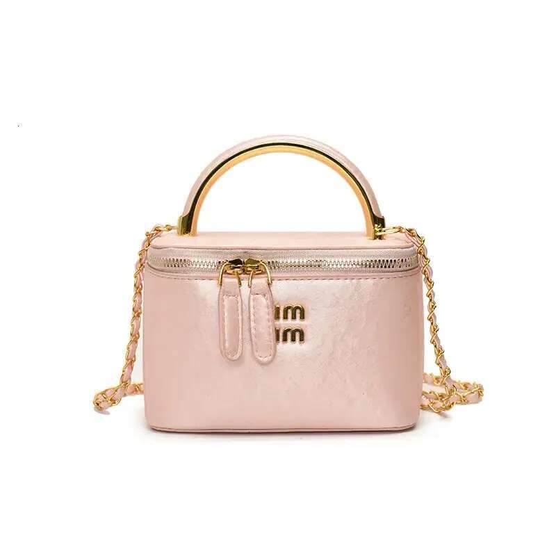 Designer Bag Shoulder Bag Luxury Free Shipping New Luxury Bag Fashionable Commuter Women S Pink Trunk One Hand Held Slanted