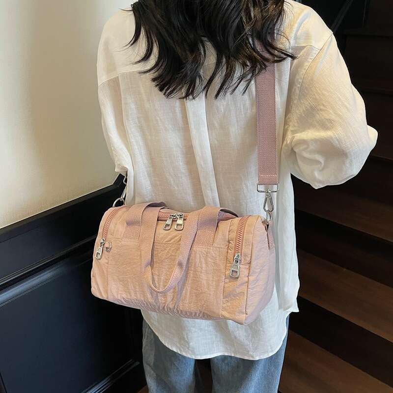 Korean Style Niche Chic Simple Commuter Tote for Women 2025 Summer New Single Shoulder Crossbody Bag
