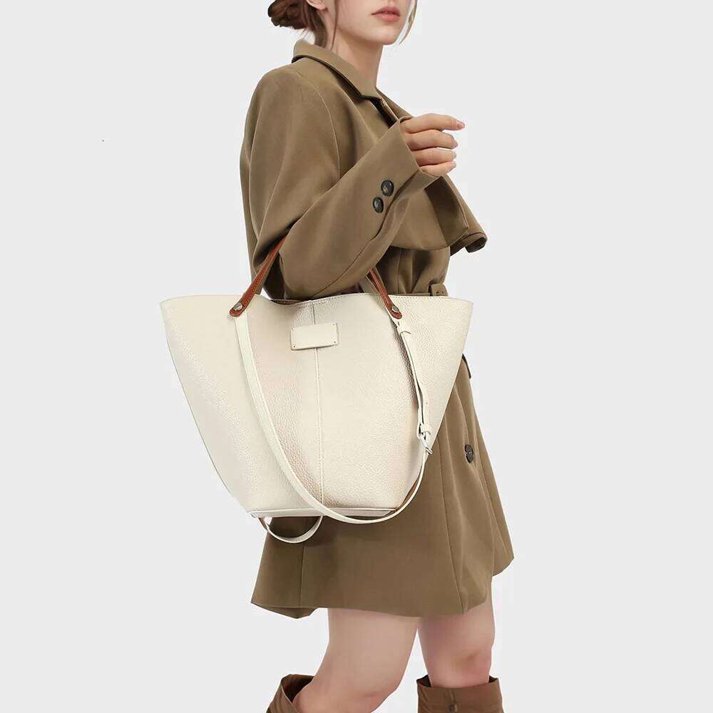 Hot Selling Designer Bucket Shoulder Bag For Women Handbags And Purses Design Fashion Lady Totes PU Leather Big Composite Bag