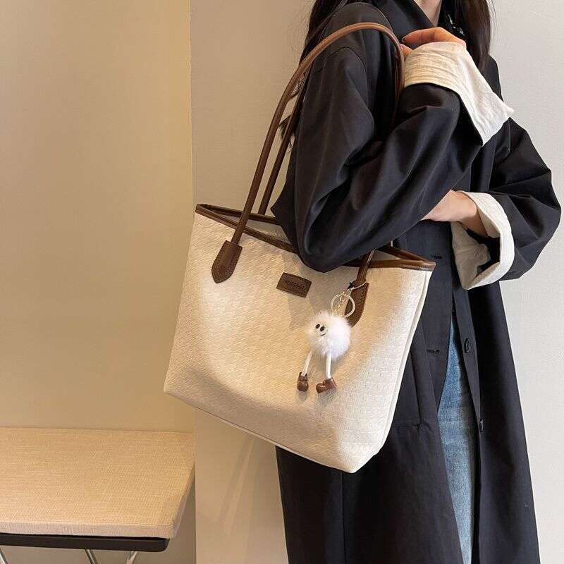 Large Capacity Women, New Casual Shoulder for Work, College Students, Class, Commuting Tote Bag