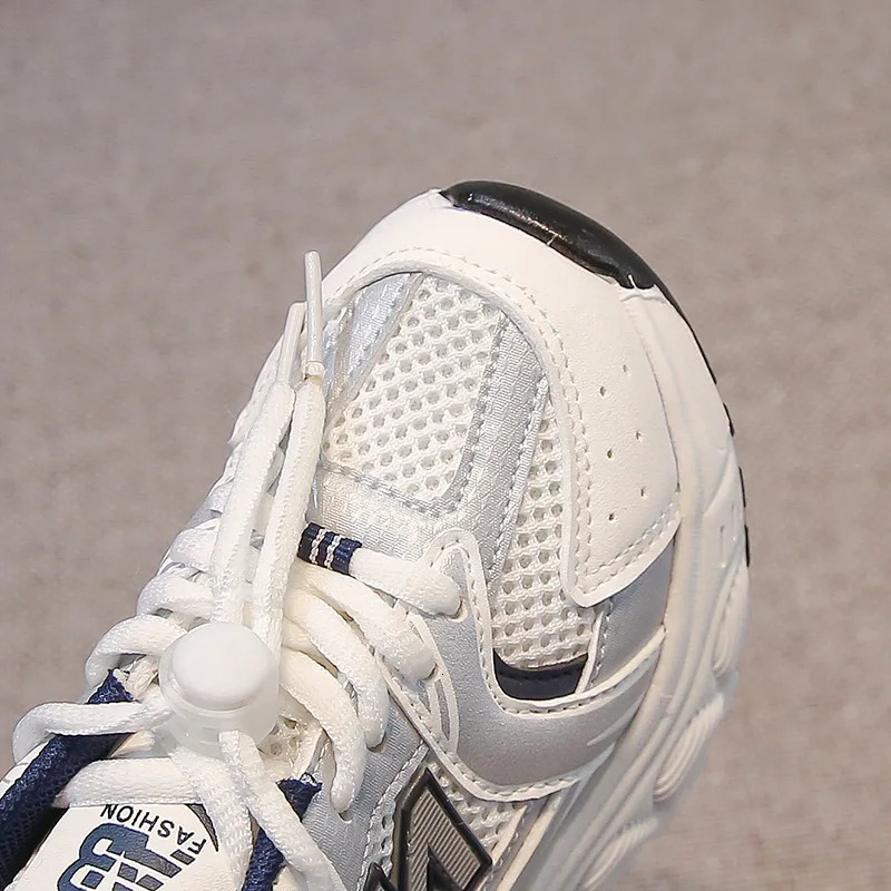 Sizes 26-37 Boys Girls Breathable Mesh Toddler Casual Sneakers Non-slip Kids Sneakers Tennis 250614