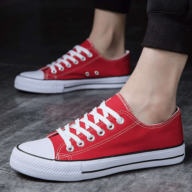 New Canvas for NEW Men Trendy Casual Couple Men's Shoes Korean Style Lace-up Low-top Sneakers Student