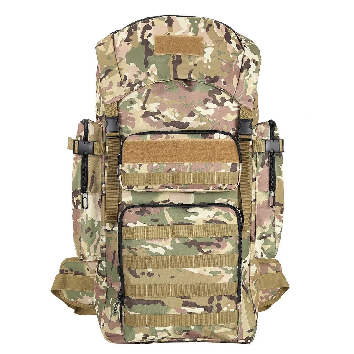 Large Capacity Multifunctional Tactical Backpack for Camping Hiking Cycling Outdoor School College Waterproof 250609