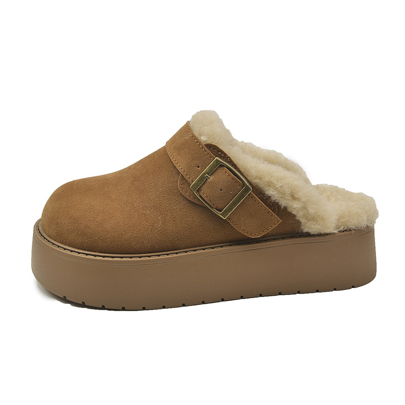 hot free shipping designer slippers for woman winter new Indoor outdoor Snow boots keep warm vintage classic Plush sandals