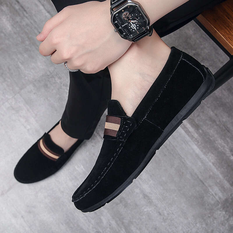 Slip-On hot Lazy Fashion Round Toe Large Size Men's Loafers Casual Shoes