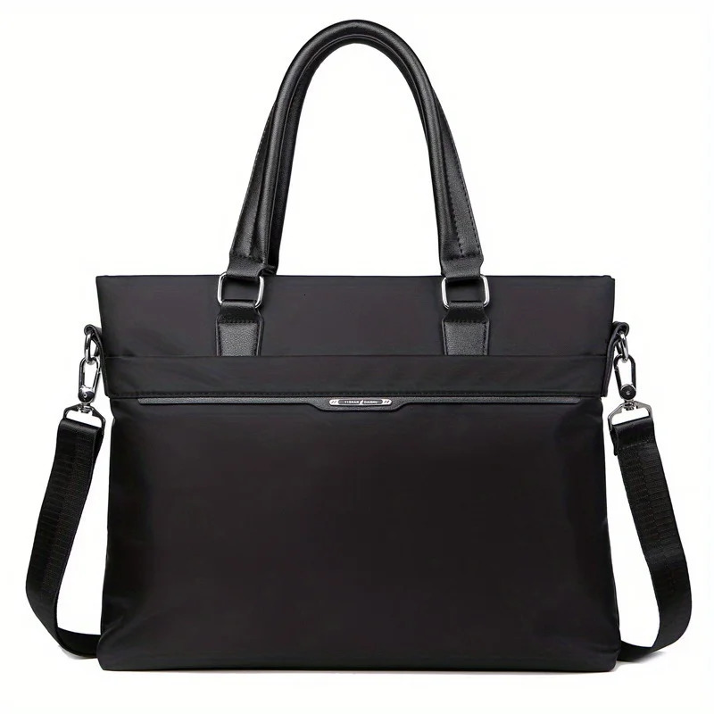 Fashion Briefcase Business Handbag Oxford Cloth Laptop Crossbody Bag 250614