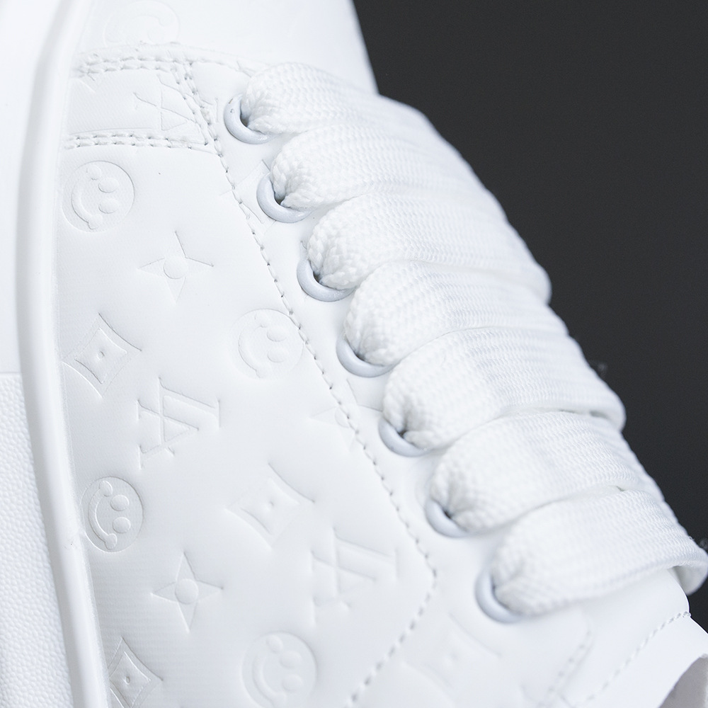new free shipping designer White for men women thick soled sports casual board shoes couple shoes3D printing size 38-44