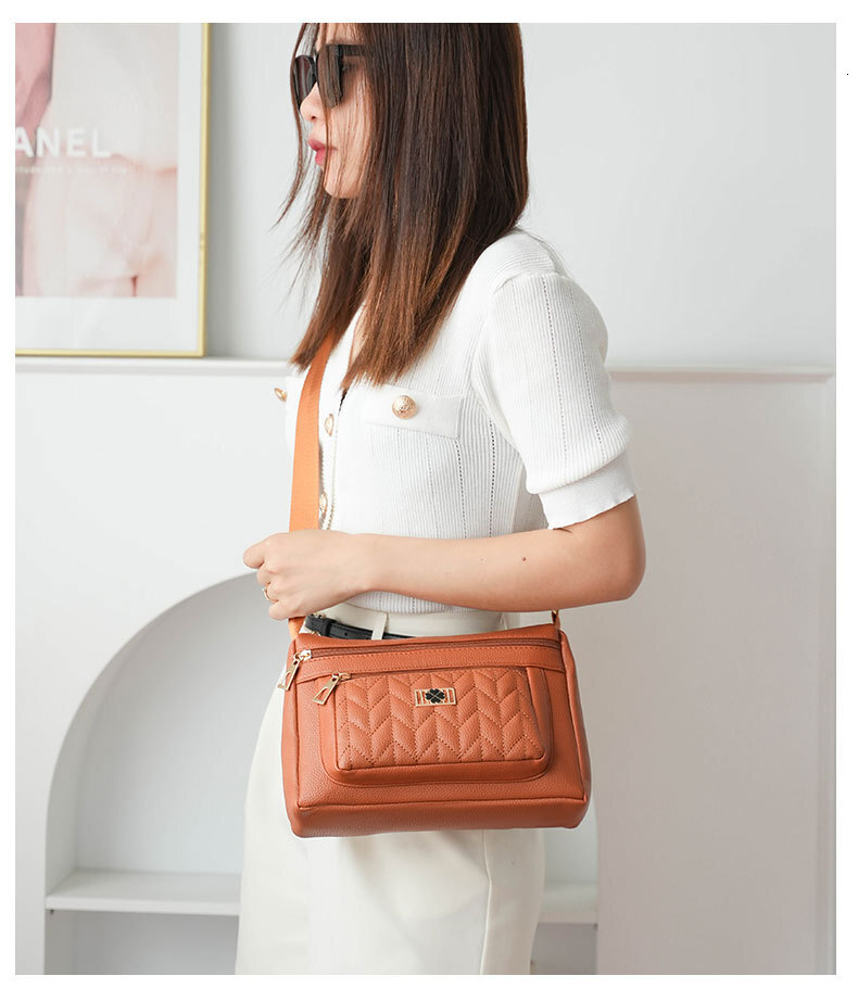 Free Shipping 2025 New Designer Bag Women's Large Capacity Casual PU Leather Bag High-quality Shopping Bag High-end Trendy Handbag