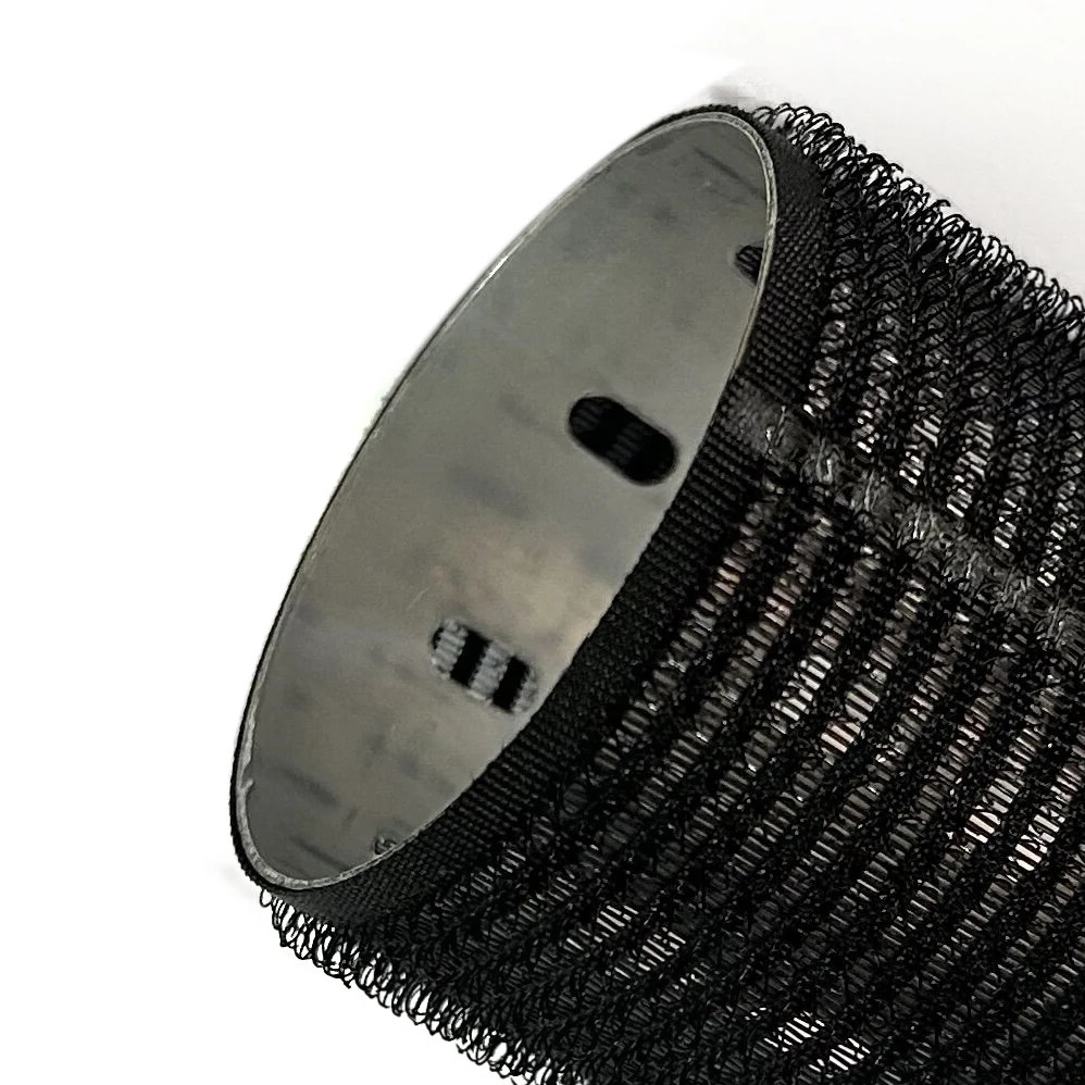 12pcs/set Aluminum Core Black Lazy Hair Rollers Hook Loop Hairdryer Fast Heat Hollow Self Grip Air Bang Raise Sleep Curls 1931 250613