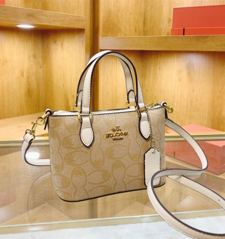 Free shipping designer high-end handbag for women 2025 new style temperament women's handbag printed handbag versatile single shoulder crossbody bag black
