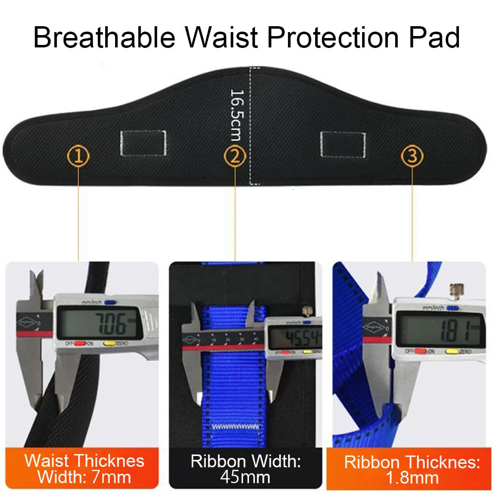 Highaltitude Work Safety Belt Single Waist Harness Rope Outdoor Climbing Training Electrician Protective Equipment y250611