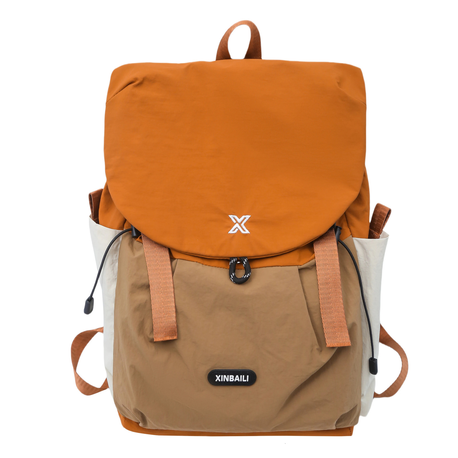 Korean-Style Lightweight Outdoor Double-Shoulder Backpack Water-Resistant Color-Blocking Mountaineering Bag Niche All-M 250609