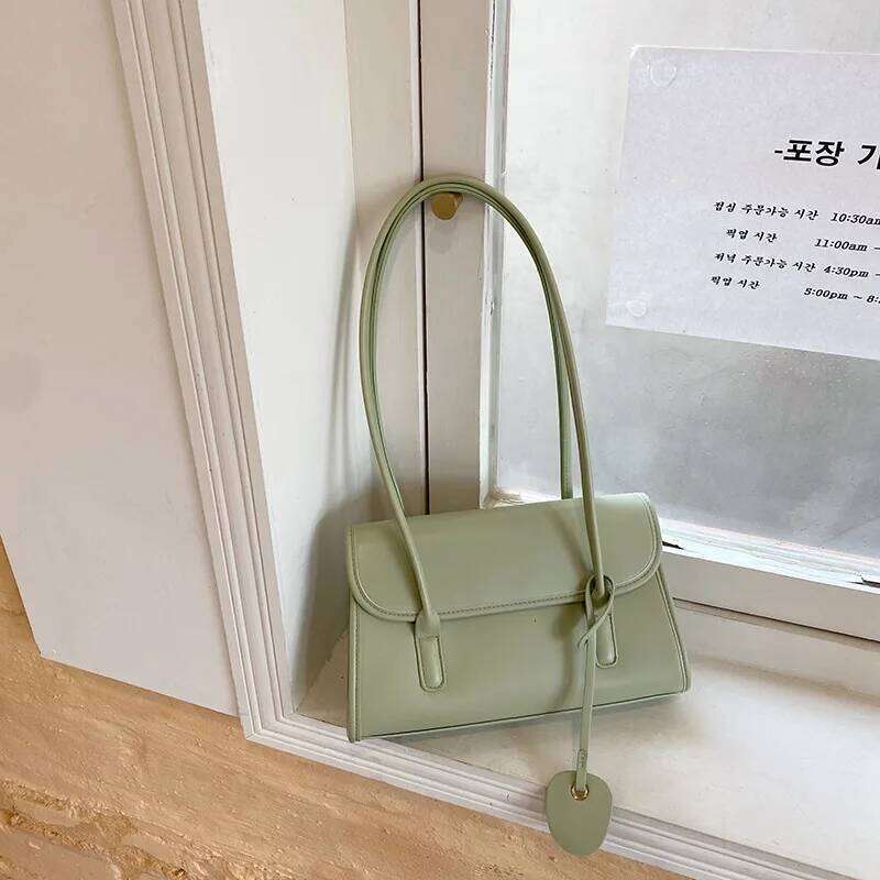 CGCBAG Fashion Designer Brand Handbags Simple Solid Women Shoulder High Quality PU Leather Female Square Bag
