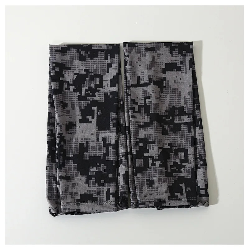 Uv Solar Arm Sleeve Men Summer Camouflage Ice Silk Long Sleeve Outdoor Fishing Sun-protective Mens Sports Cycling Arm Cover 250610