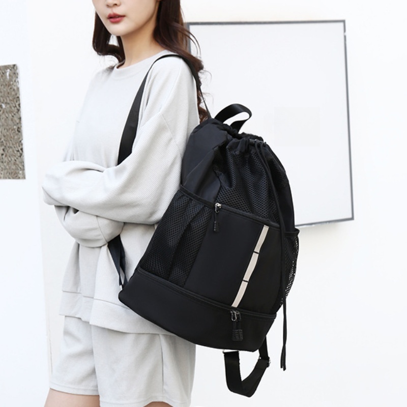 Tennis bag sports outdoors backpacks basketball bags badminton racquet pack multifunctional large capacity drawstring vertical square backpacks