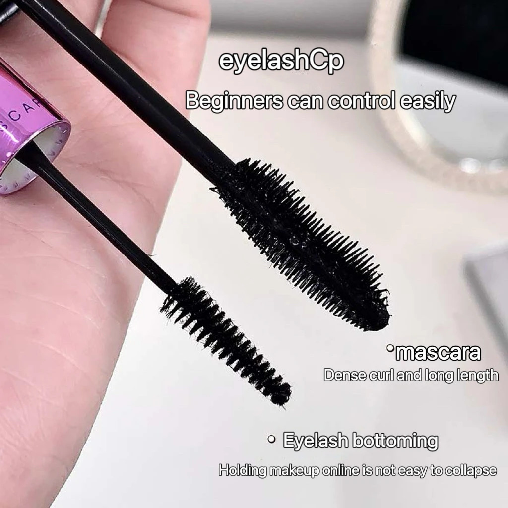 Waterproof Mascara Curling Primer Set Lengthening Volumizing Eyelash Black Brown Natural Enhance SmudgeProof 250606