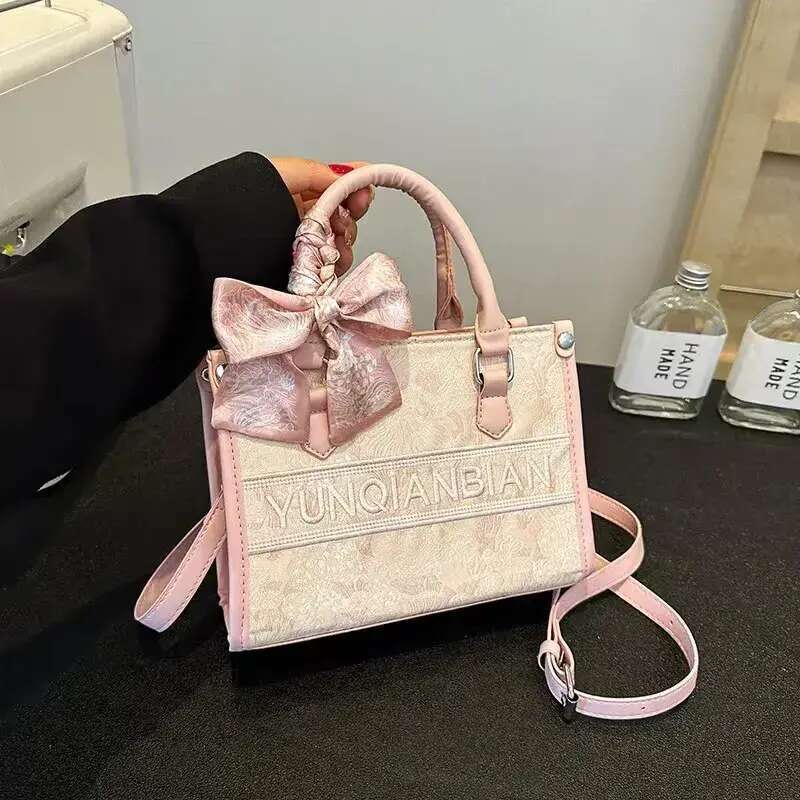 Designer Shoulder Bag Free Shipping Single For Women Ladies Flap Bucket Fashion Crossbody Pink Black White Handbag Free shipping