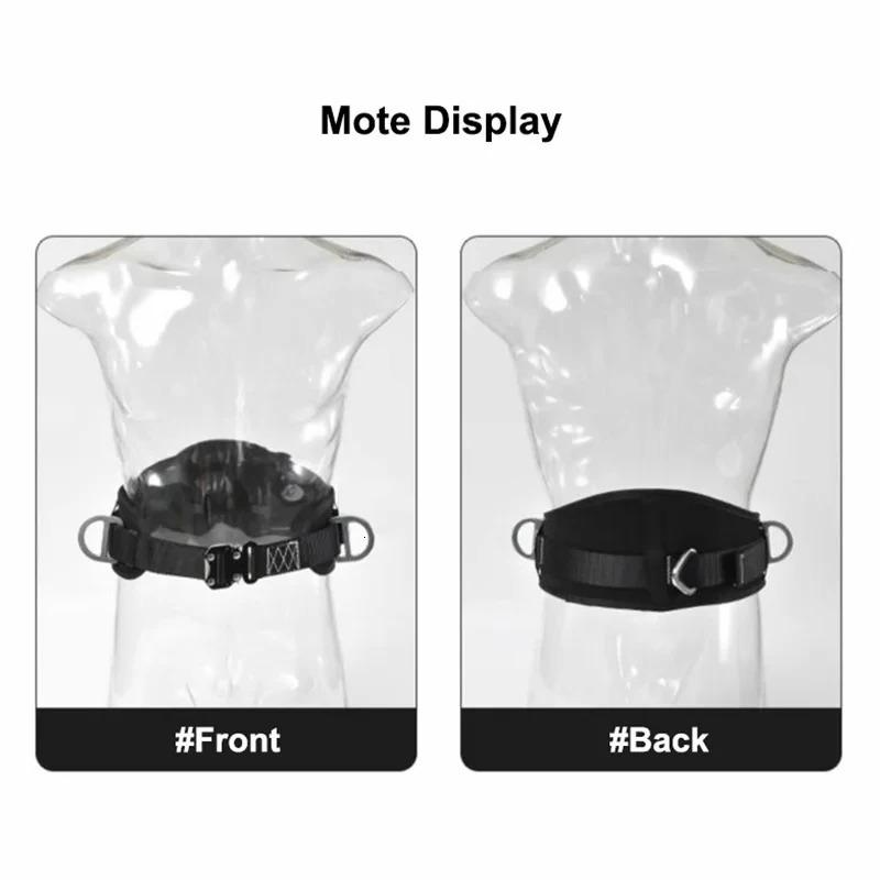 Single Waist Work Harness Highaltitude Safety Belt Rope Outdoor Climbing Training Electrician Protective Equipment 250611