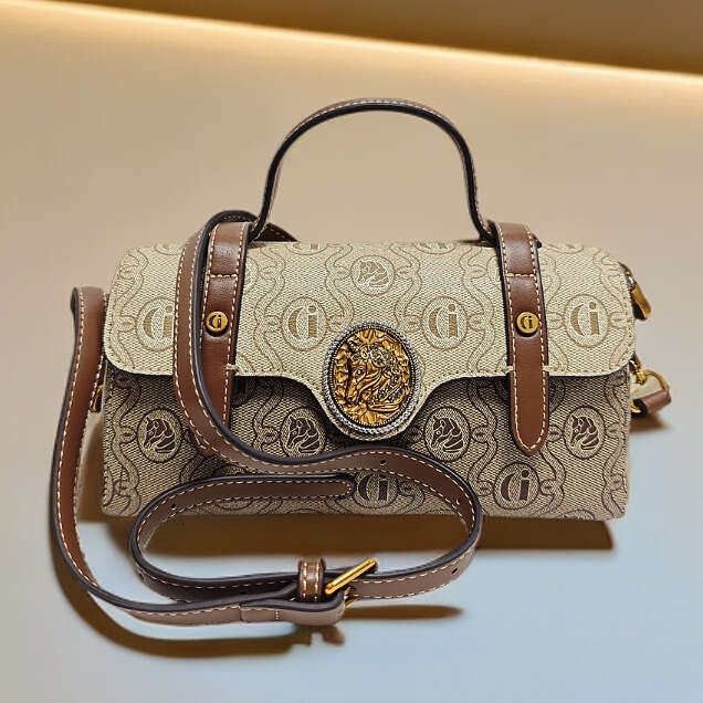 Genuine Leather Fashion Brand Small Square for Women 2025 New High-end Niche Versatile Shoulder Crossbody Bag