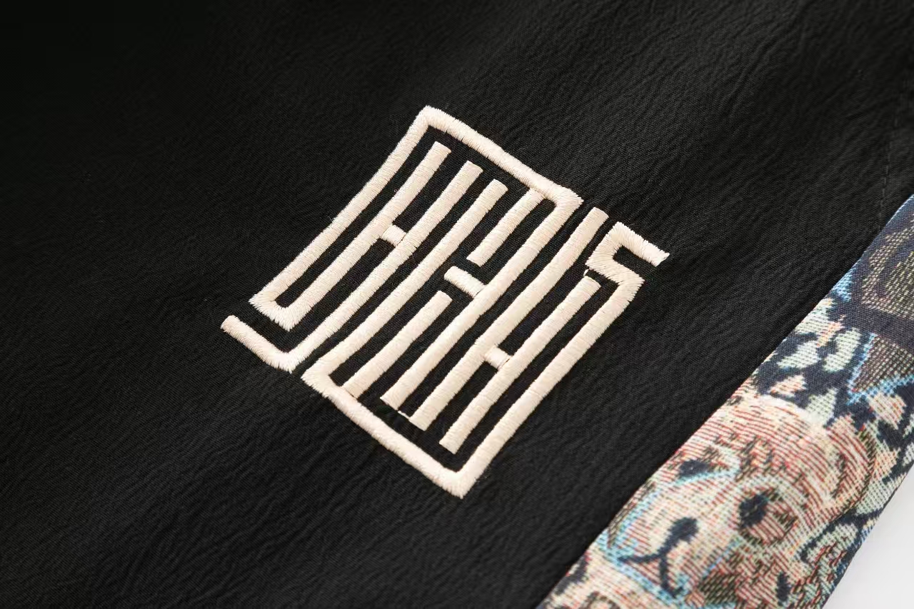 2025 New Style Men's and Teenagers' Casual Pants - Embroidered Straight-Leg Sports Loose Long Pants