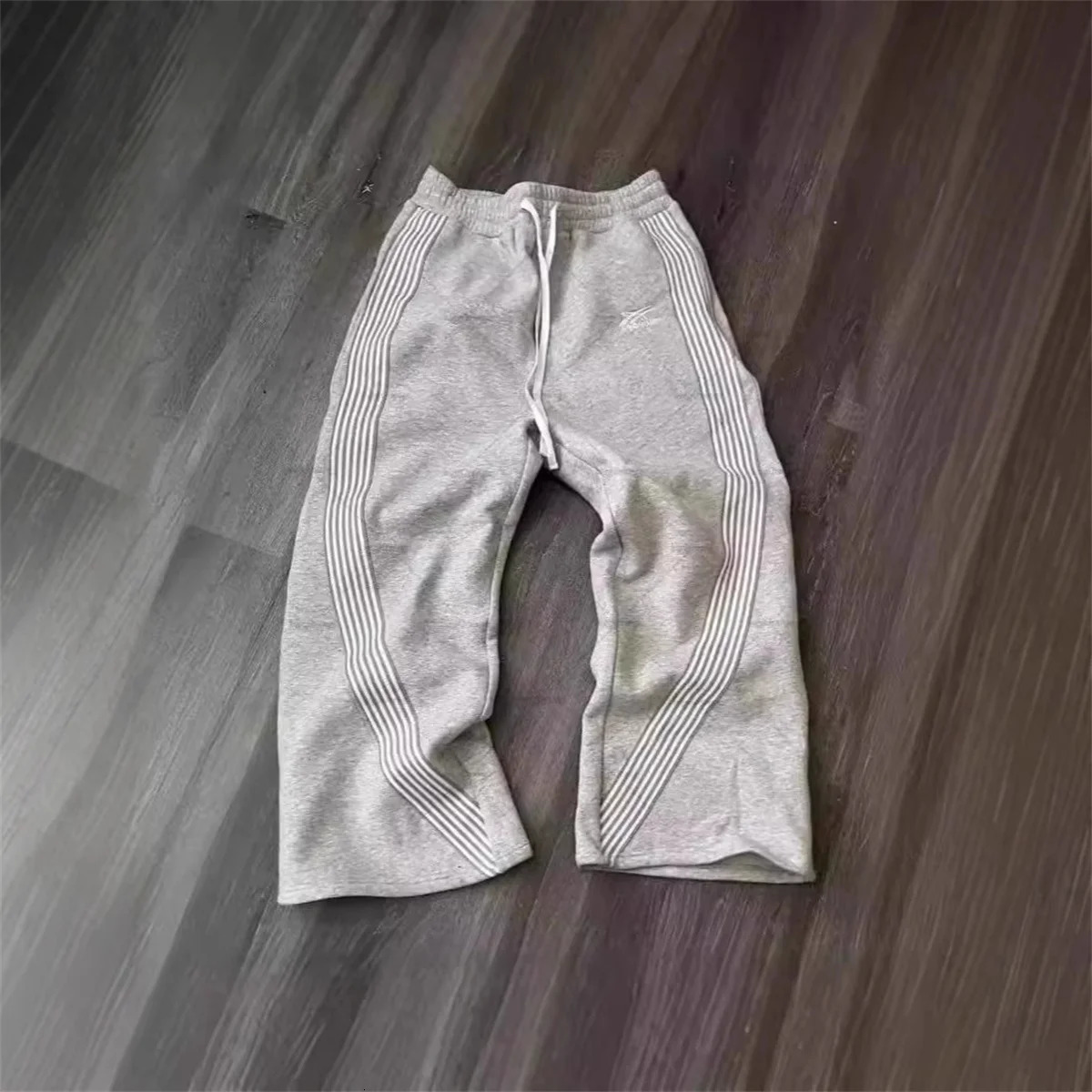 Casual Loose Straight Leg Pants Striped Summer Fashion Trend Street Hip-hop Jogging Mens Womens Harajuku Sweatpants 250614