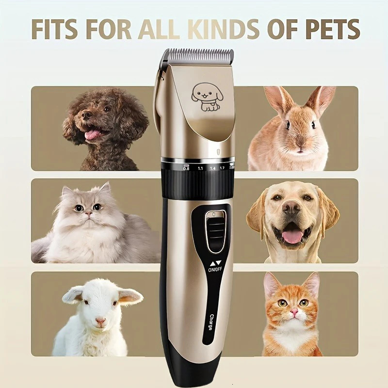 Pet Hair Trimmer Kit Electric Precision Clippers Perfect for Professional Grooming at Home Ideal for Dogs and Cats 250614