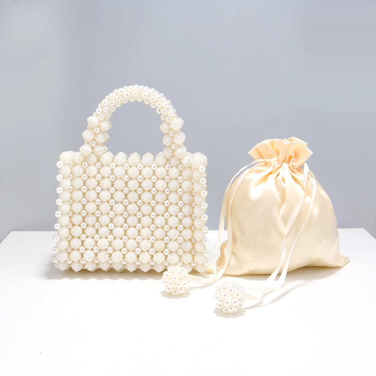 Bucket Design Women Day Clutch Pearl Wedding Bridal Handbags Small Evening Bags Arrival Party Purse 250614