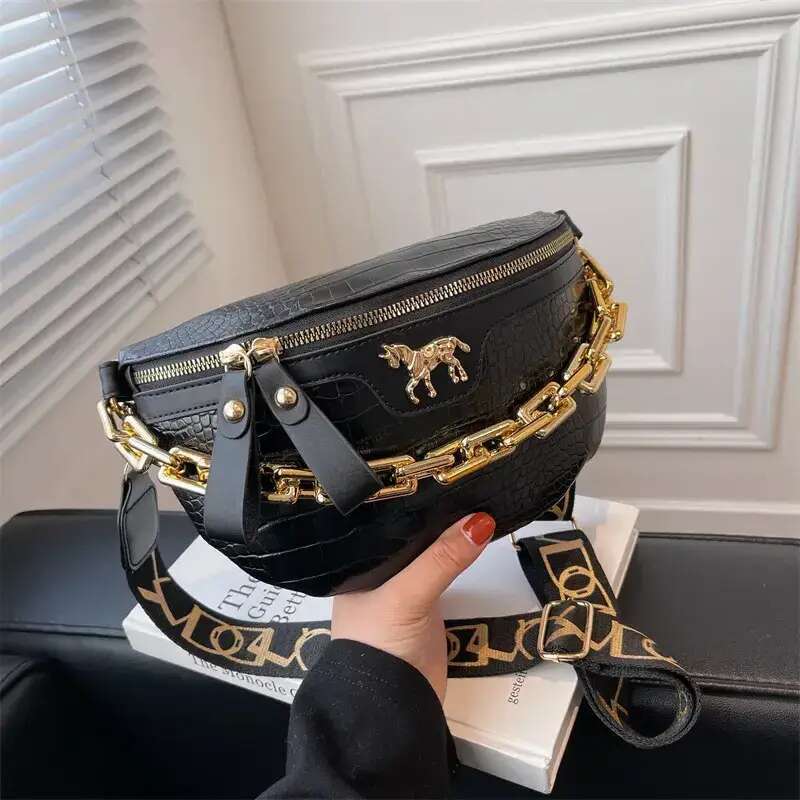 Designer Shoulder Bag Free Shipping New Bags Womans Chest Pack Female Girl Black Single Armpit Handheld Casual Crossbody Free shipping