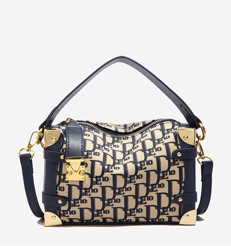 Free shipping designer bag for women 2025 new high-end European and American fashion box bag versatile temperament women's single shoulder crossb