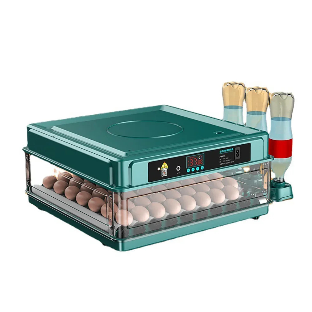 1Pc Farm Bird Quail Chicken Poultry Egg Incubator Fully Automatic Turning Hatching Brooder Farm Hatcher Turner Incubation Tool 250613