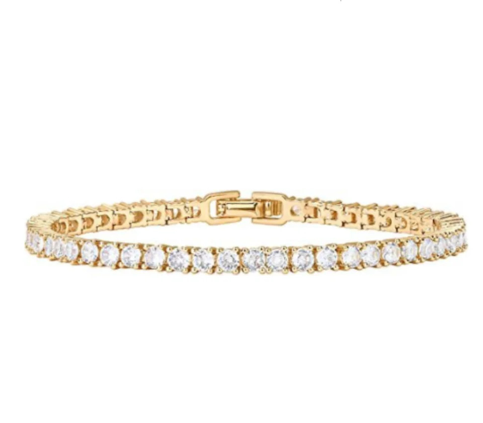 Rhinestone Claw Chain Gold Lady Bracelet 250610