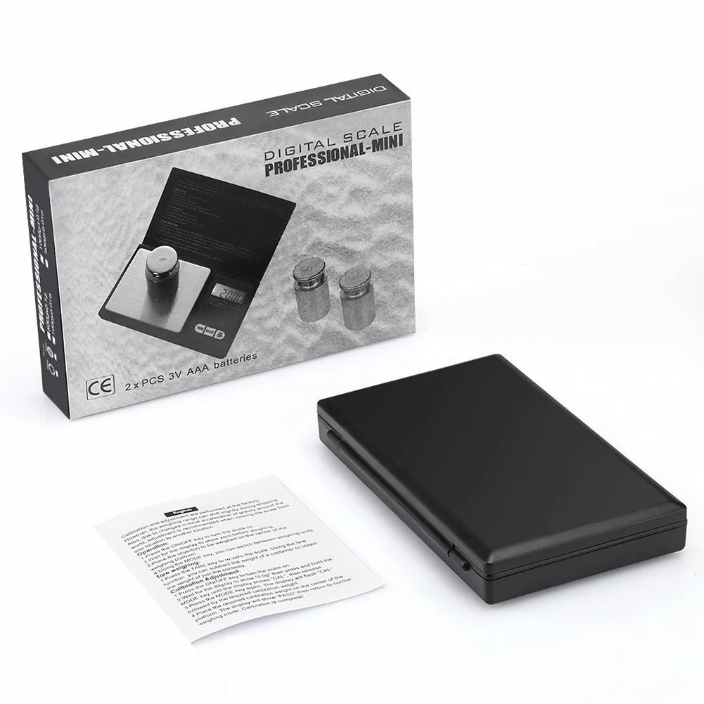 1kg/0.1g Mini Jewelry Scale Back-lit LCD Display Pocket Digital Scale Electronic Scale 7 Units Conversion Tare Function Auto Off 250609