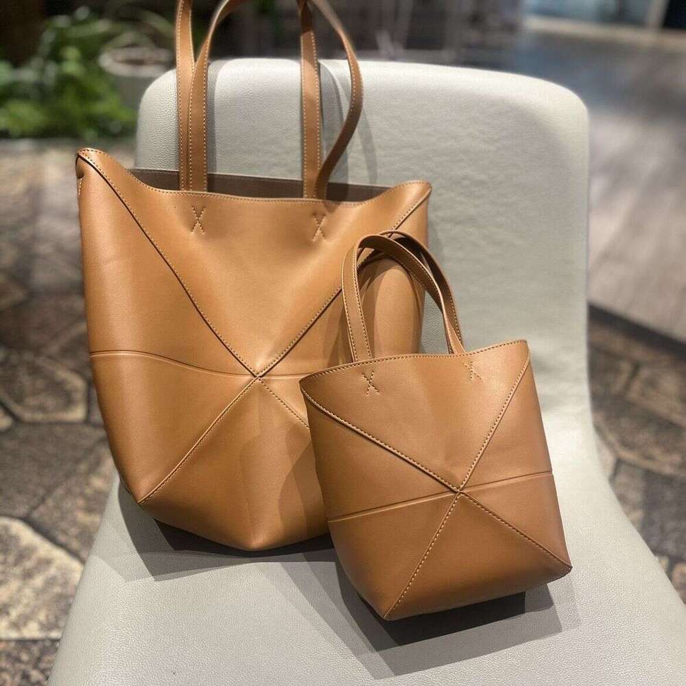 for Geometric Foldable Tote Women 2025 New Large Capacity Fashion Commuter Versatile Mother-Daughter Shoulder Bag Handbag