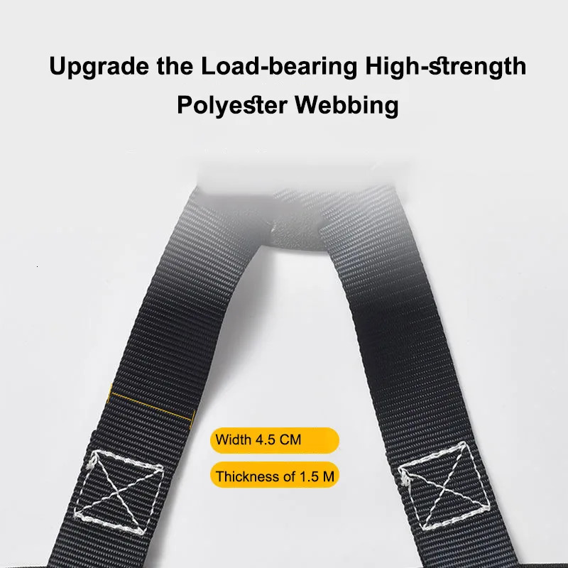 Highaltitude Work Safety Belt Rope Set Outdoor Rock Climbing Electrician Construction Harness Protective Equipment 250611