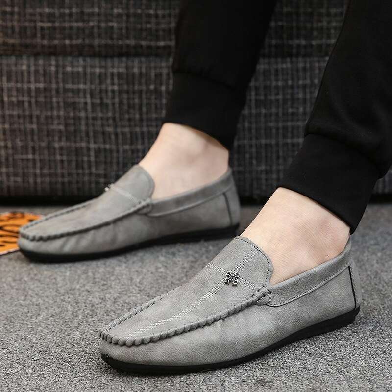 Spring Loafers Soft Sole Casual for Young Men Korean Style hot Lazy Men's Shoes