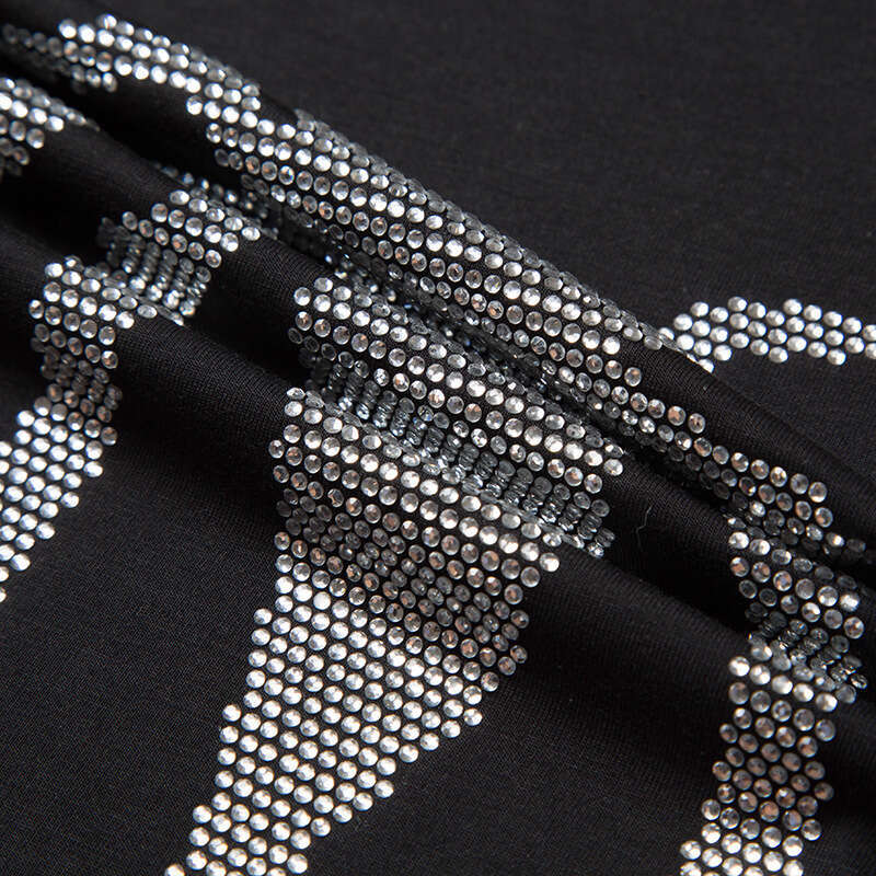 Men's Summer Heavy Embroidered Cotton T-Shirt and Ice Silk Casual Pants Set for Trendy Guys