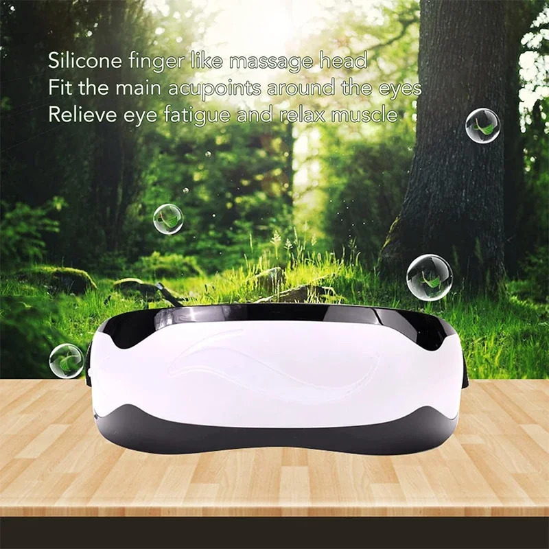 Electric Eye Magnetic Massager Mask Migraine Vision Improvement Forehead Vibration Glasses Eyes Massager Wireless Health Care 250612