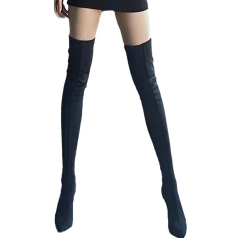 hot free shipping designer boots for women Autumn new simple and versatile Fashion Boots vintage casual Thigh-High Boots