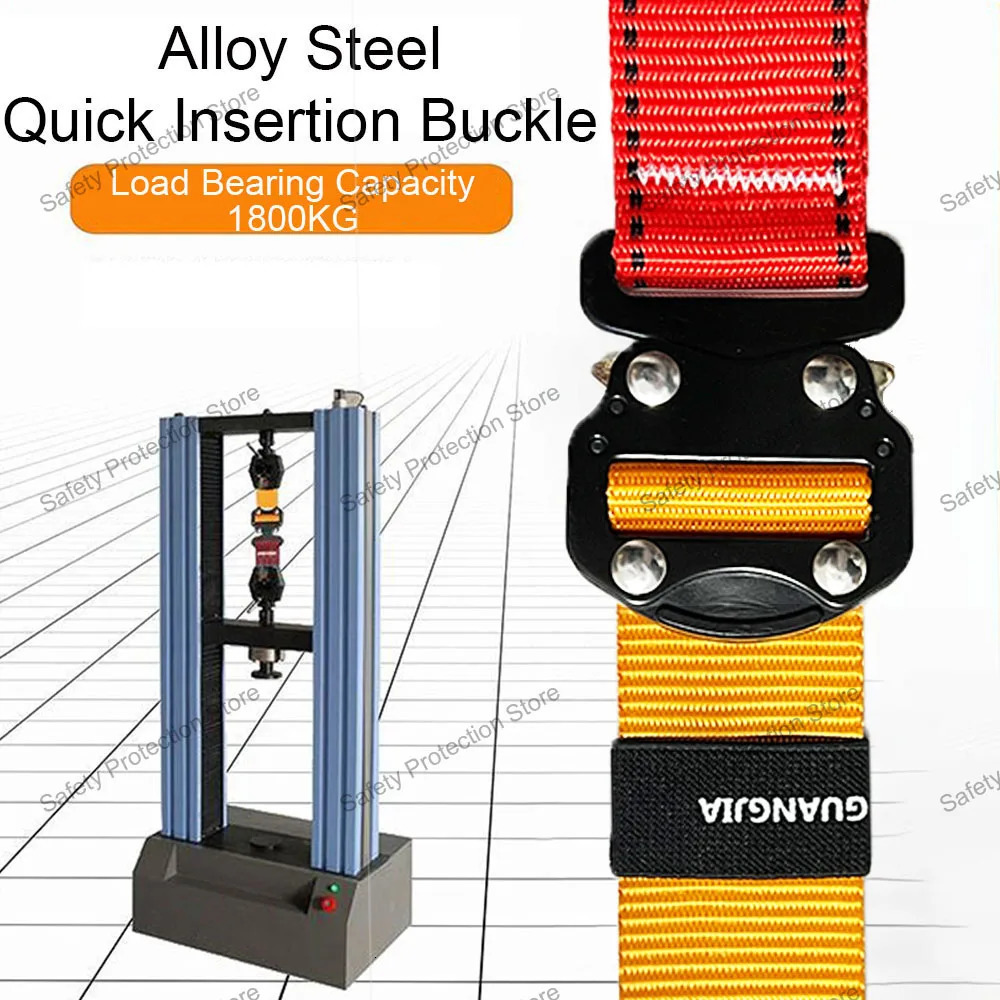 High Altitude Work Safety Harness Full Body Fivepoint Belt Rope Outdoor Climbing Training Construction Protect Equipment y250611