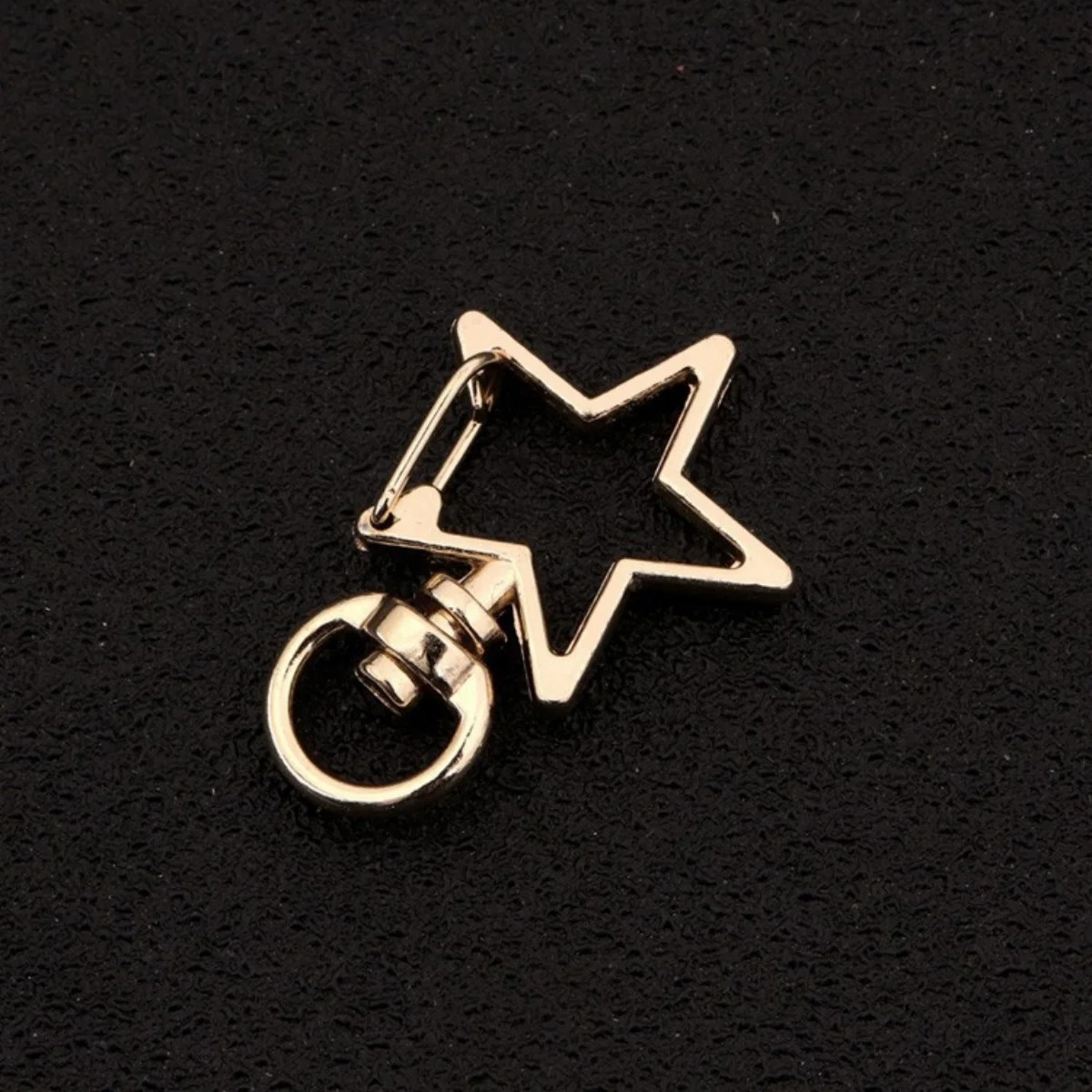 Set of 10 Metal Lobster Claw Clasps Star keyring Hook Lanyard Clip DIY Supplies Jewelry Making Keychain 250606