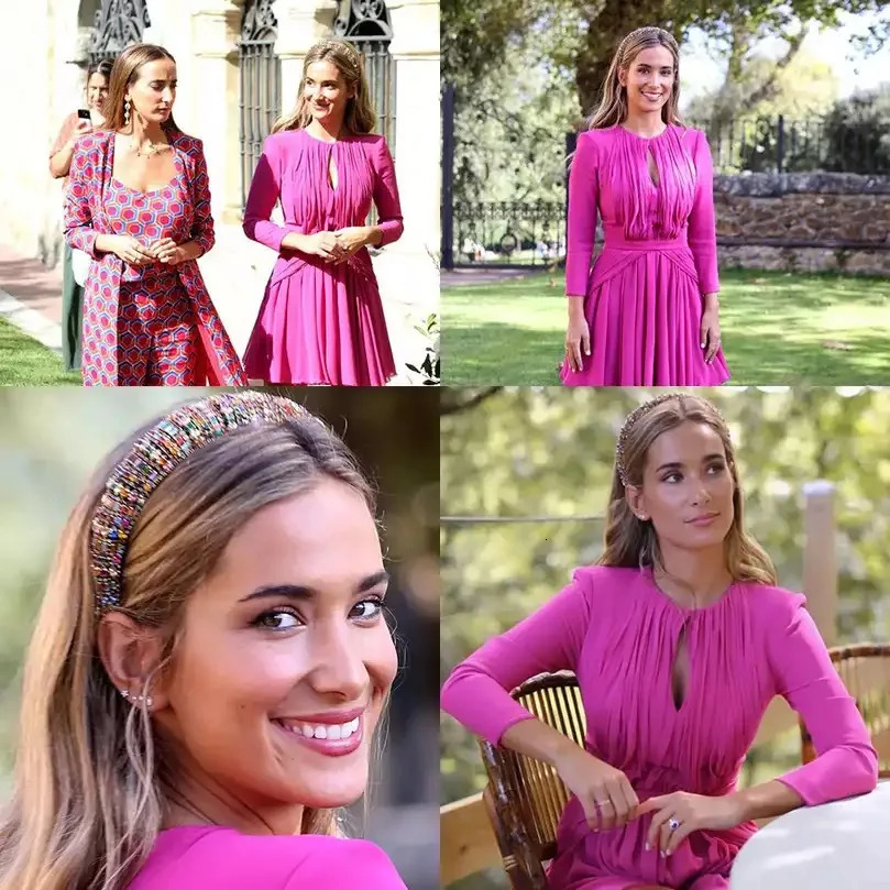 43Color Luxurious Shiny Rhinestone Headbands For Women Elegant Baroque Gem Hair Hoop Fashion HairBands Hair Accessoires 250610