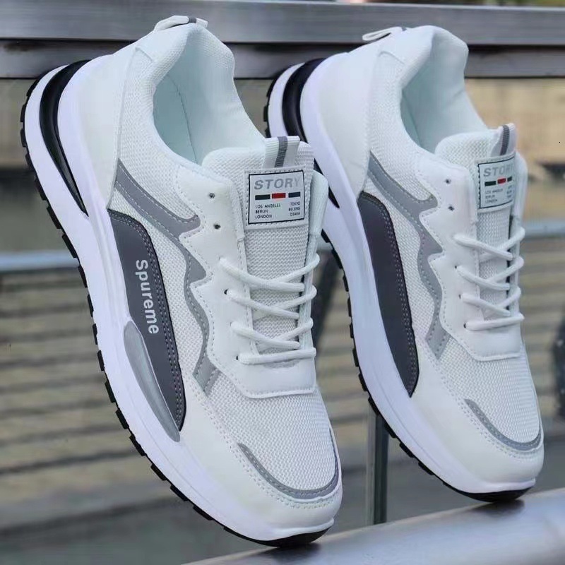 Breathable Dad Sneakers For Men Spring Summer Korean Fashion Casual Designer Shoes Sports Shoes Soft Sole Lightweight Mesh Free Delivery Of Sneakers T