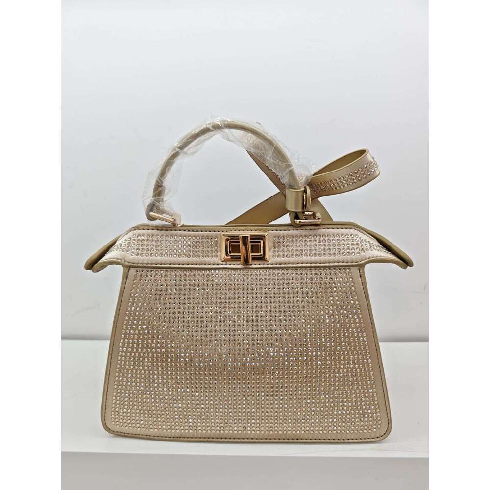 Style Diamond-Studded Handbag New Fashion Full Diamond Shoulder Crossbody Chain Women's Bag