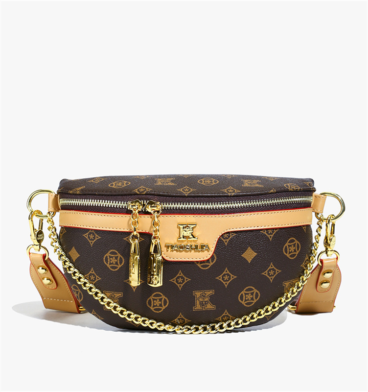 Free shipping designer small bag for women 2025 new fashion chain women's chest bag high-end sense shoulder bag versatile western-style crossbody
