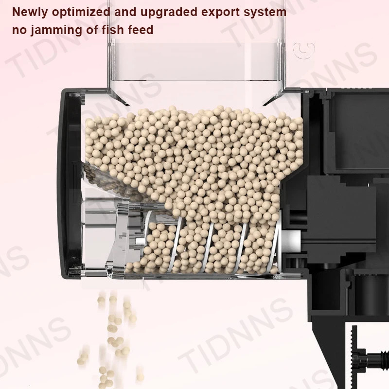 Jebao Adjustable Smart Automatic Feed Feeder With LCD Indicates Timer Automatic Fish Tank Auto Feeder Aquarium Accessories 250613