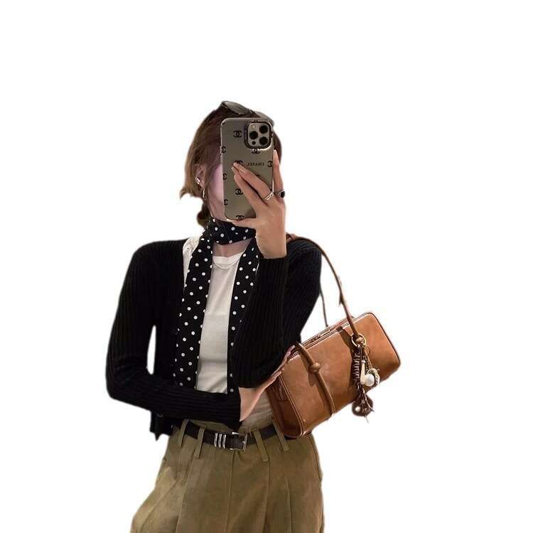 Niche Vintage Trendy Underarm Bags for Women 2024 New Fashion Versatile Handbag Crossbody Tote Bag