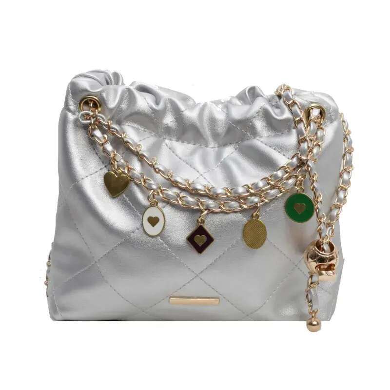 Designer Shoulder Free Shipping New Single Bags Women Bag Tote Square Chain Dia Grid Water Bucket Crossbody Free shipping