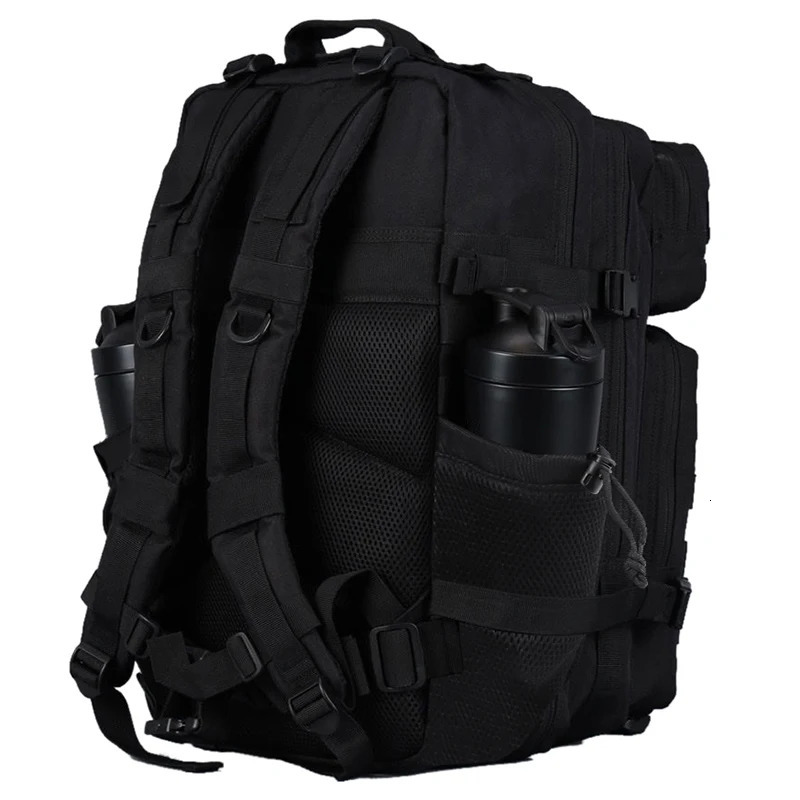 45L Meal Prep Management Backpack Tactical Waterproof Insulated Lunch Cooler Bag for Gym Hiking Camping Travel with Dual Cup Holders 250609
