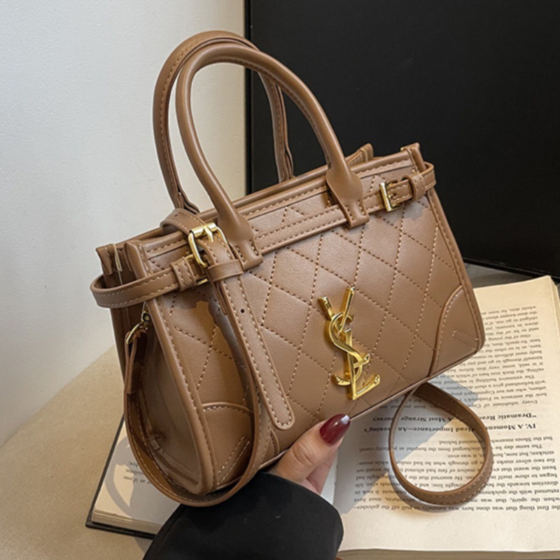 fashionable large capacity elegant women's handbag new design atmospheric versatile explosive Dia Lattice single shoulder crossbody bag