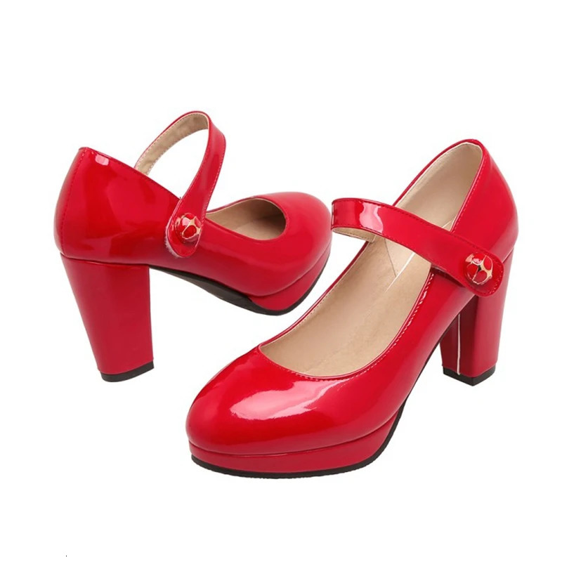 ASILETO Big size 43 Women Pumps Shoes Platform High Heels Shallow Slip On Round Toe Office Party Wedding Footwear Chaussures 250613